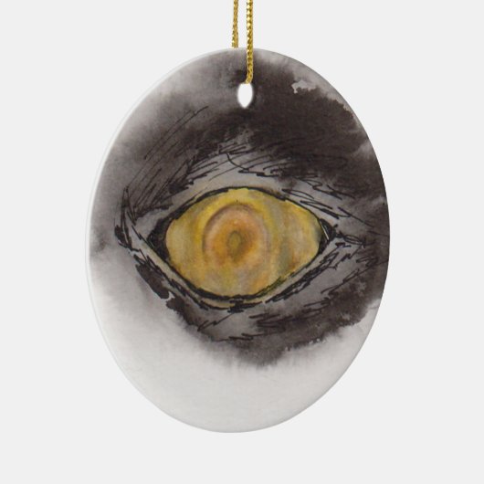Eye of the Penguin – Gaze Collection Keramisch Ornament (Rechts)