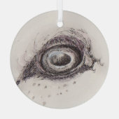 Eye of the Sheep – Gaze Collection Glas Ornament (Achterkant)