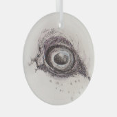 Eye of the Sheep – Gaze Collection Glas Ornament (Voorkant Rechts)