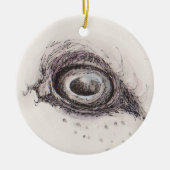 Eye of the Sheep – Gaze Collection Keramisch Ornament (Voorkant)