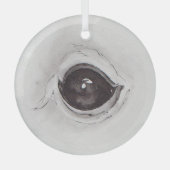 Eye of the squirrel – Gaze Collection Glas Ornament (Voorkant)