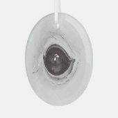Eye of the squirrel – Gaze Collection Glas Ornament (Voorkant links)