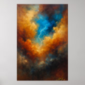 Eye of The Storm Abstract Poster (Voorkant)