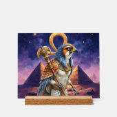 Eye of the Sun – The Eternal Falcon of the Desert Acryl Bord (Voorkant)