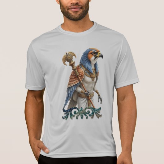 Eye of the Sun – The Eternal Falcon of the Desert  T-shirt (Voorkant)