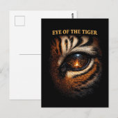 Eye of the Tiger Briefkaart (Voorkant / Achterkant)