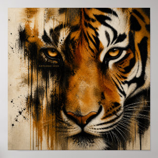 Eye Of The Tiger Door Art Logo 2026 Poster
