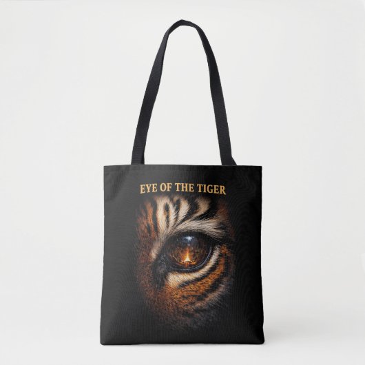 Eye of the Tiger Tote Bag (Voorkant)