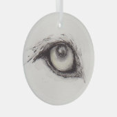 Eye of the Wolf – Gaze Collection Glas Ornament (Voorkant Rechts)