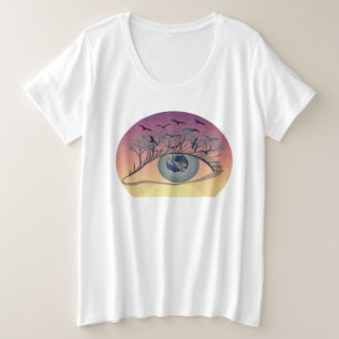 Eye on the World Nature & Earth Art T-shirt