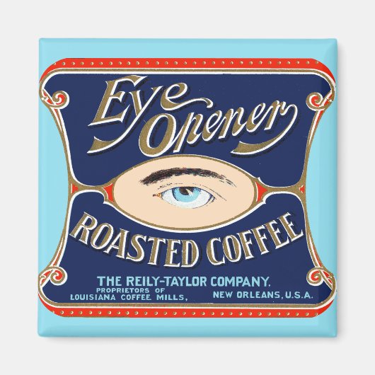 Eye Open Roasted Coffee Magnet (Voorkant)