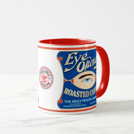 Eye Opener Coffee Mok (Voorkant rechts)