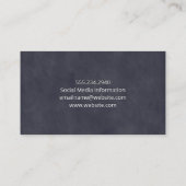 Eye Optometrist Logo Visitekaartje (Achterkant)