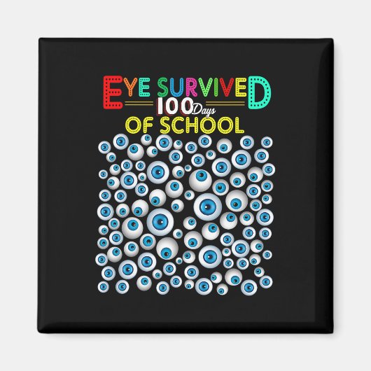 Eye overleefde 100 dagen van school leraar Kinder Magneet (Voorkant)