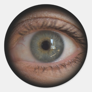 Eye Peephole Funny Sticker