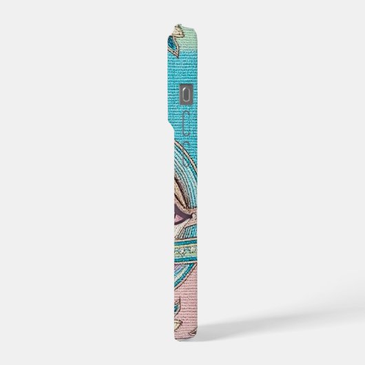 Eye-Planet-Paisley iPhone-hoesje iPhone Hoesje (Linkerkant)