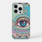 Eye-Planet-Paisley iPhone-hoesje iPhone Hoesje (Achterkant)