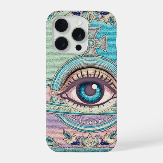 Eye-Planet-Paisley iPhone-hoesje iPhone Hoesje (Achterkant)