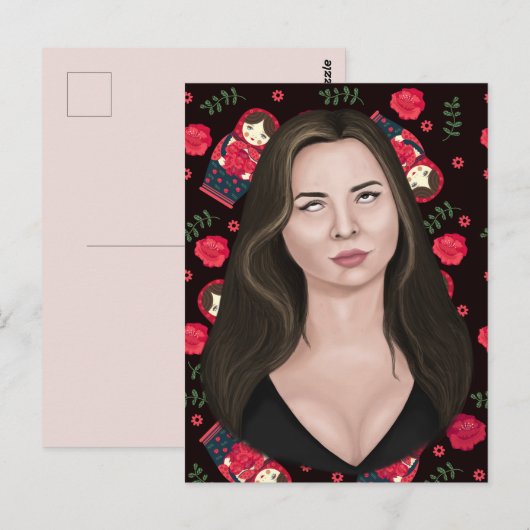 Eye Roll Briefkaart (Voorkant / Achterkant)