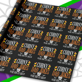 Eye Roll Joke Halloween Corny Dad Jokes Halloween Cadeaupapier