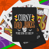 Eye Roll Joke Halloween Corny Dad Jokes Halloween Pokerkaarten