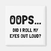 Eye Roll Magneet (Voorkant)