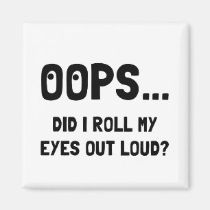 Eye Roll Magneet