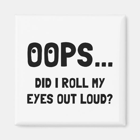 Eye Roll Magneet (Voorkant)