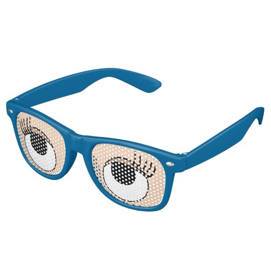 Eye Roll Retro Zonnebril (Gekanteld)