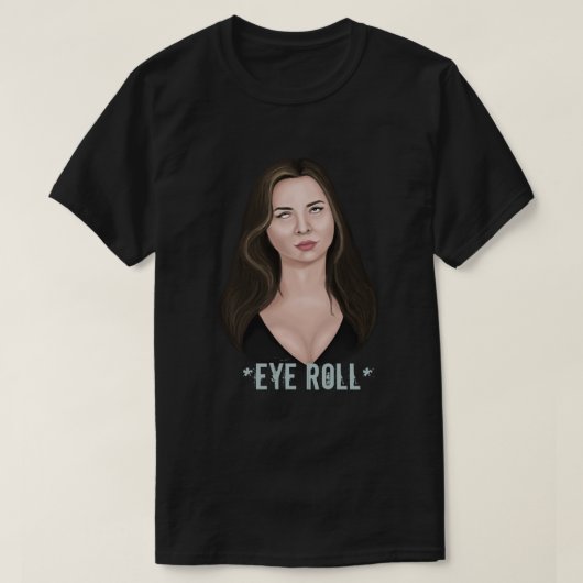 Eye Roll T-shirt (Design voorkant)