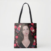 Eye Roll Tote Bag (Voorkant)