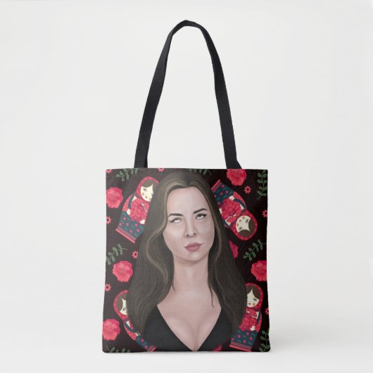 Eye Roll Tote Bag (Voorkant)