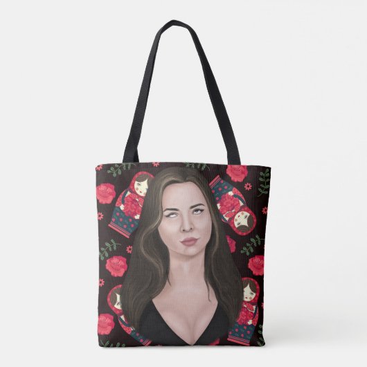 Eye Roll Tote Bag (Achterkant)