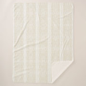 Eye-Rolling Beauty Wodaabe Geometric Sherpa Deken (Voorkant)