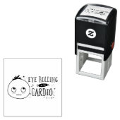 Eye Rolling is mijn Cardio The Woolies Meme Zelfinktende Stempel (In situ)