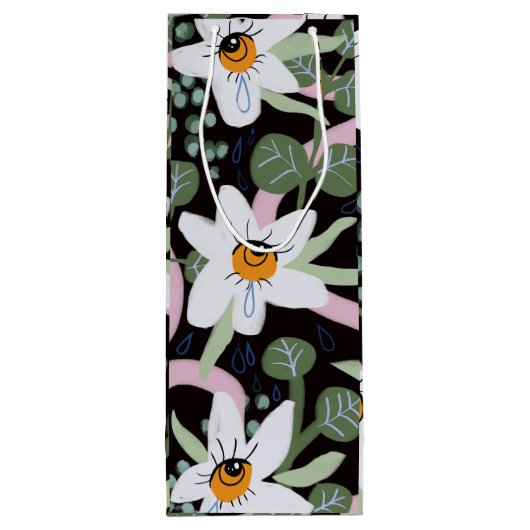 Eye See You Gift Bag Wijn Cadeautas (Achterkant)