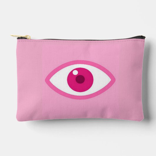 Eye See You Pink Pouch Etui (Voorkant)
