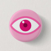 Eye See You Roze Button (Voorkant)