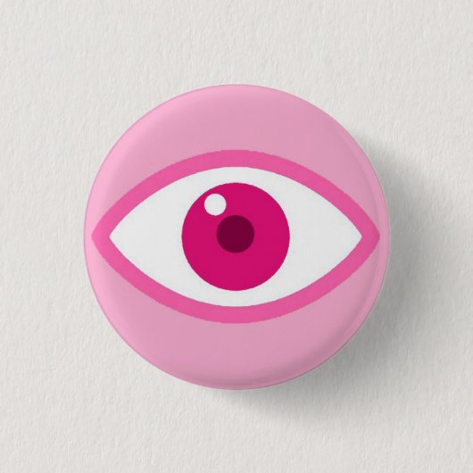 Eye See You Roze Button (Voorkant)