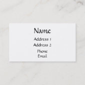 Eye Shadow Visitekaartje (Achterkant)