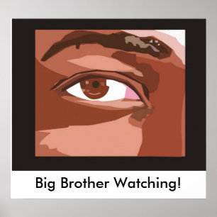 eye_shape_1, Big Brother die kijkt! Poster