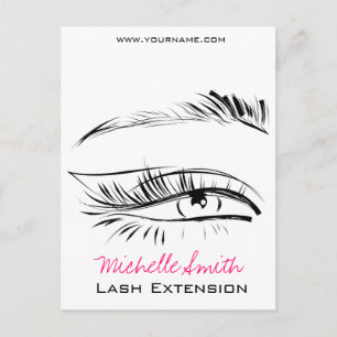 Eye Sketch Mascara Lash Extension Briefkaart