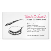 Eye Sketch Mascara Lash Extension Magnetisch Visitekaartje (Voorkant)