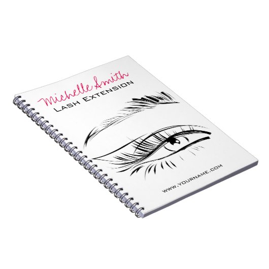 Eye Sketch Mascara Lash Extension Notitieboek (Rechterzijde)