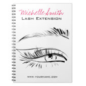 Eye Sketch Mascara Lash Extension Notitieboek (Voorkant)