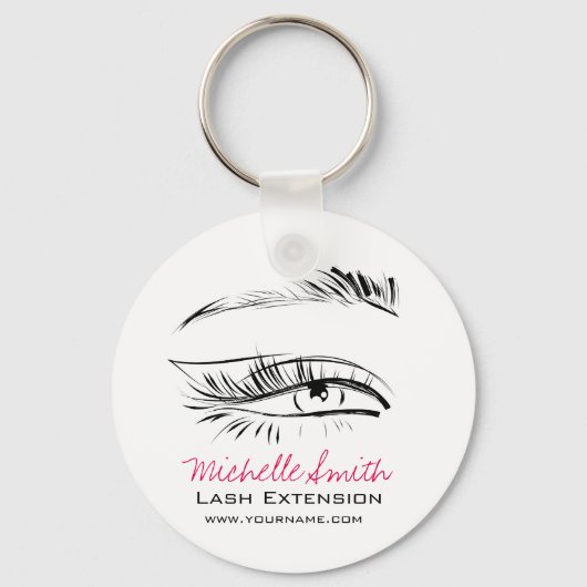 Eye Sketch Mascara Lash Extension Sleutelhanger (Voorkant)