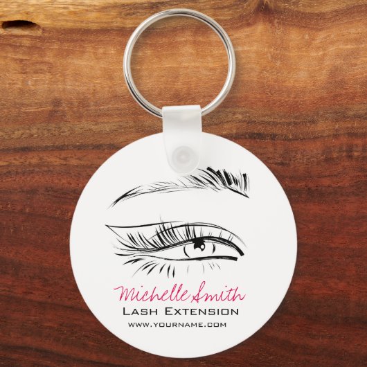 Eye Sketch Mascara Lash Extension Sleutelhanger (Voorkant)