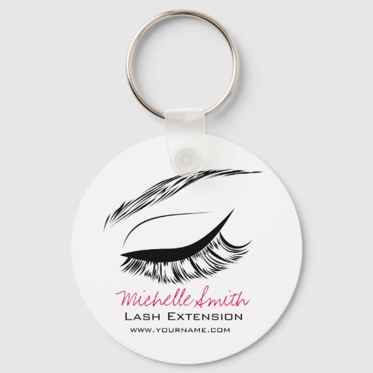 Eye Sketch Mascara Lash Extension Sleutelhanger (Voorkant)