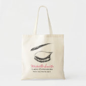 Eye Sketch Mascara Lash Extension Tote Bag (Voorkant)
