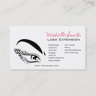 Eye Sketch Mascara Lash Extension Visitekaartje